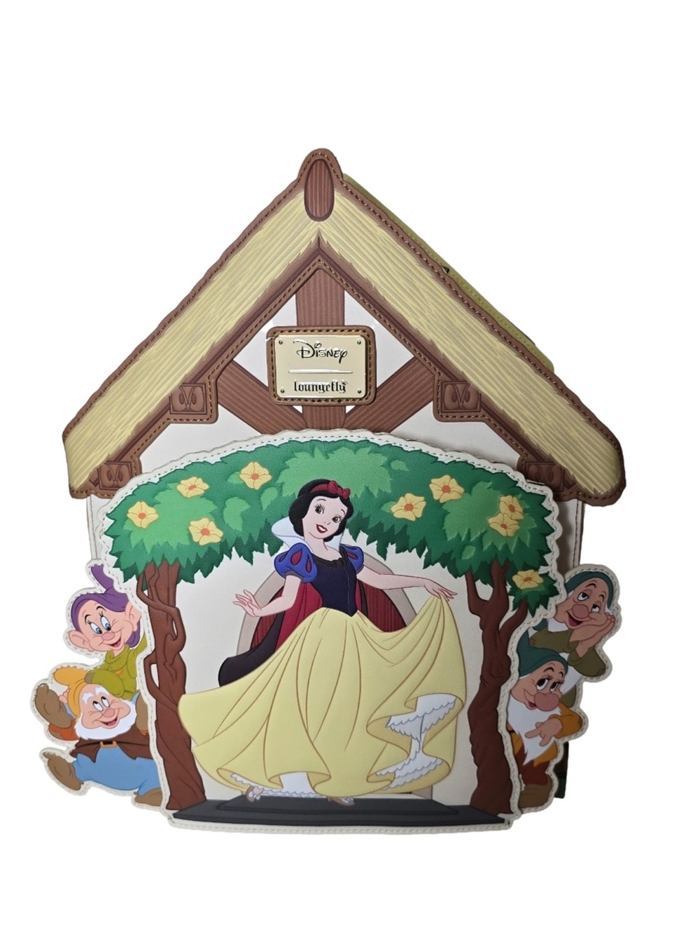 Loungefly Disney Snow White and the Seven Dwarfs Figural Cottage  New!